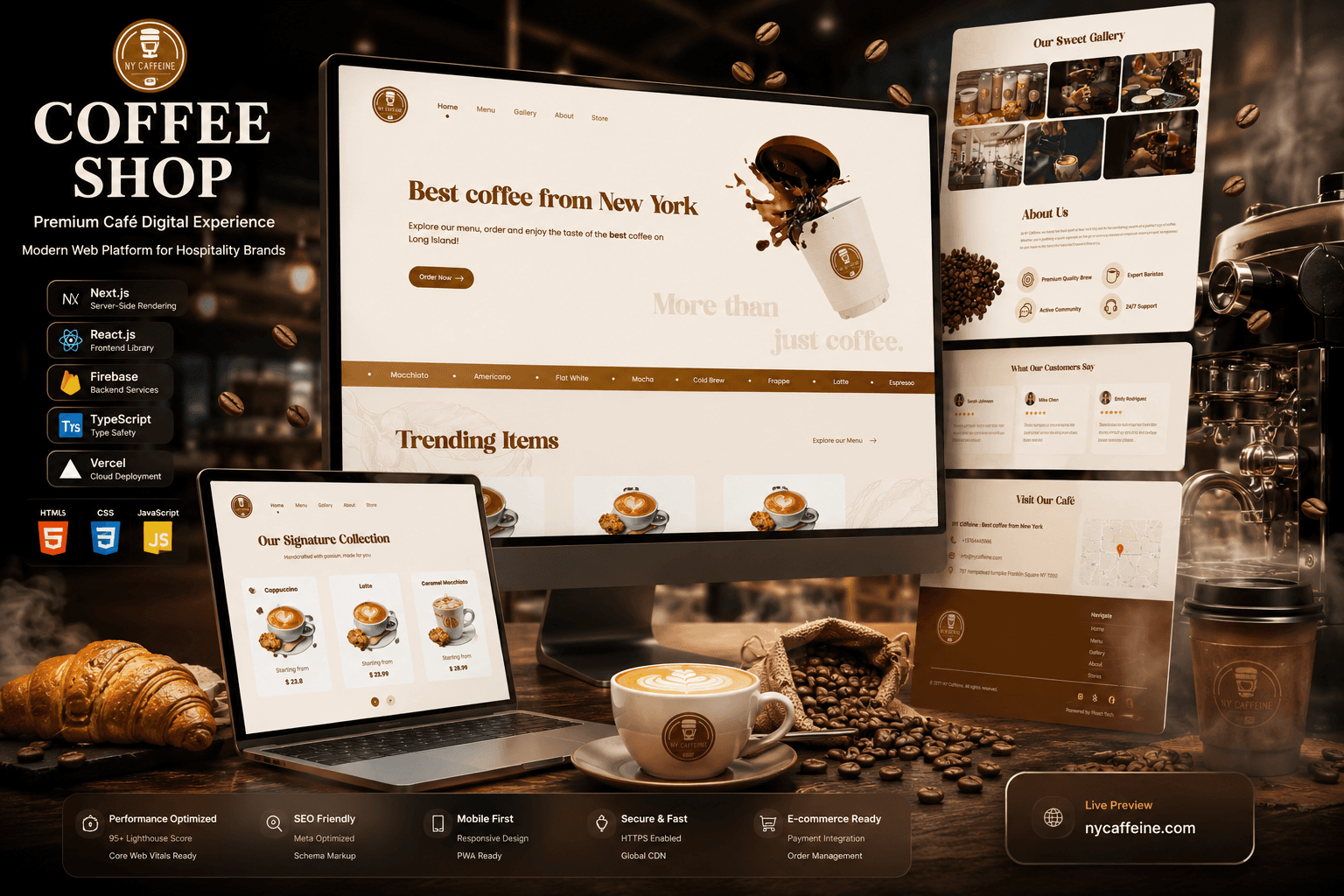 Coffee Shop Web App