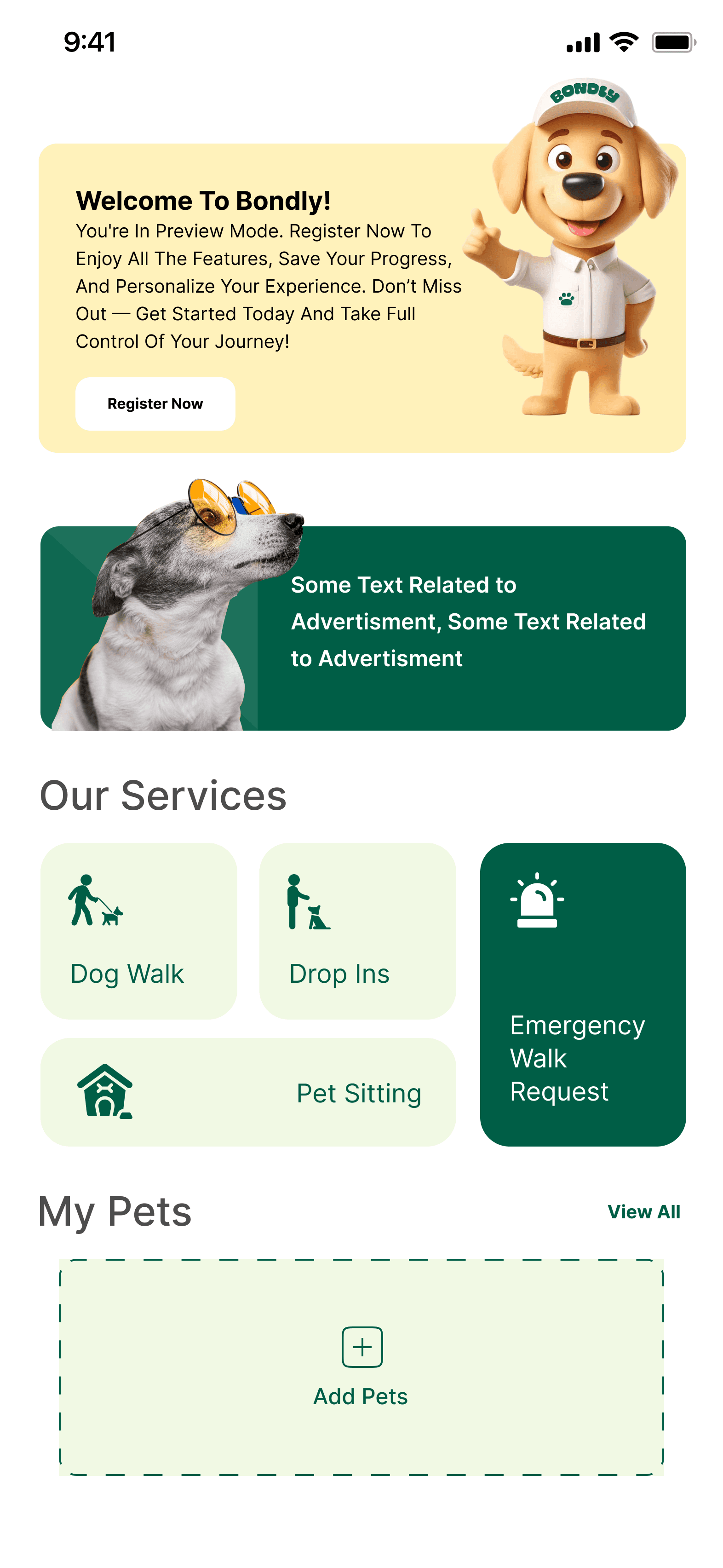Bondly Pet Care Platform